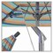 California Umbrella 7.5' Grey Aluminum Market Umbrella, Sunbrella Gateway Mist 194061338056 - alternate 2
